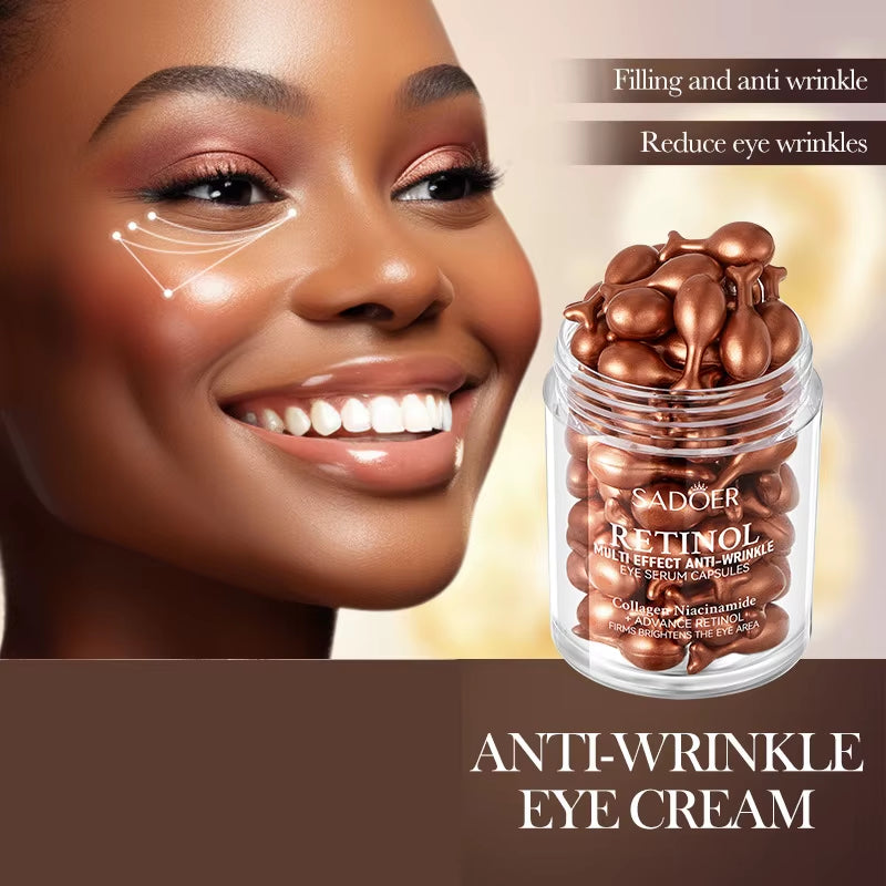 SADOER Retinol Eye Serum for Eyes Skincare anti Dark Circles Moisturizing Firming Nourishing Eye Cream Skin Care Products